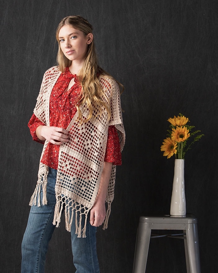 Floral Filet Ruana official-cropped